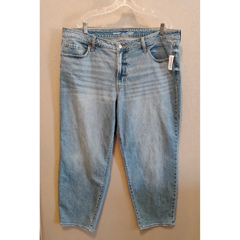 Old Navy High-Rise OG Straight Jeans Size 20 - 42x27 12" Rise NWT